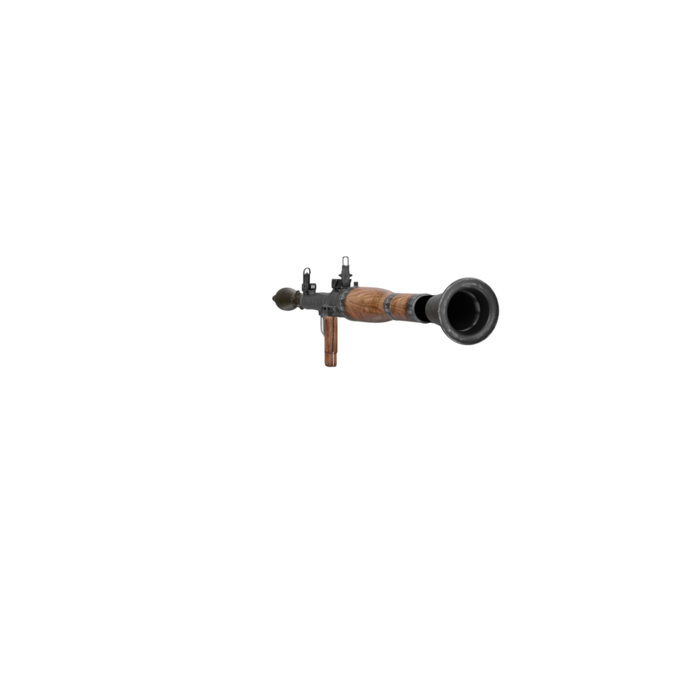 Rpg military gun isolated on background png