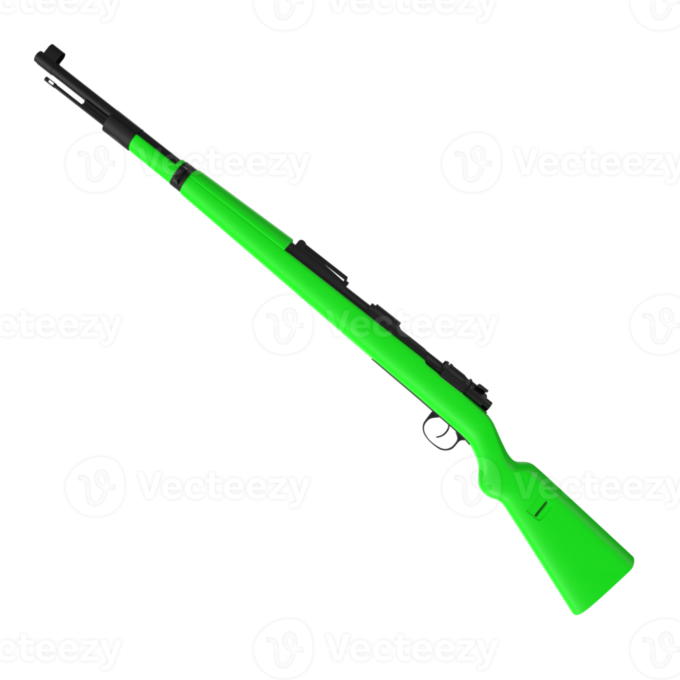 3d renderen van geweer- geweer png