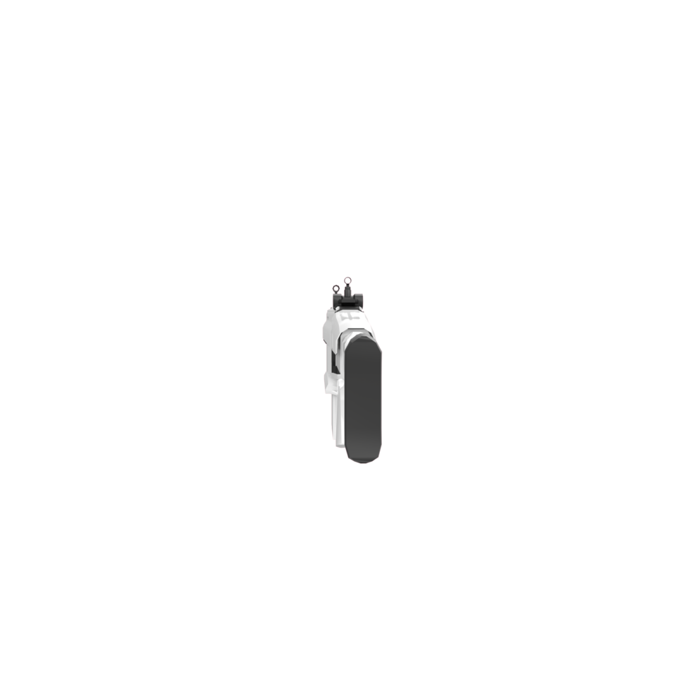 gun and bullets isolated on background png