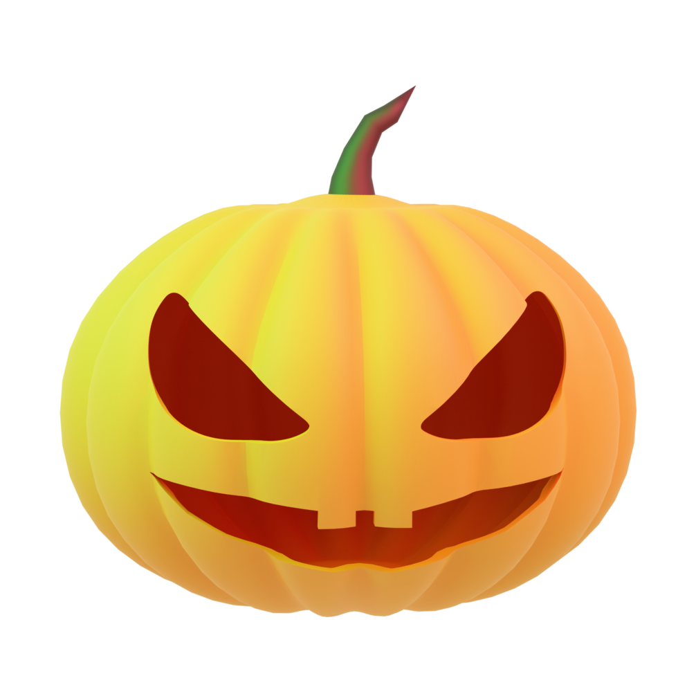 heureux, halloween, effrayant, 3d, icône png