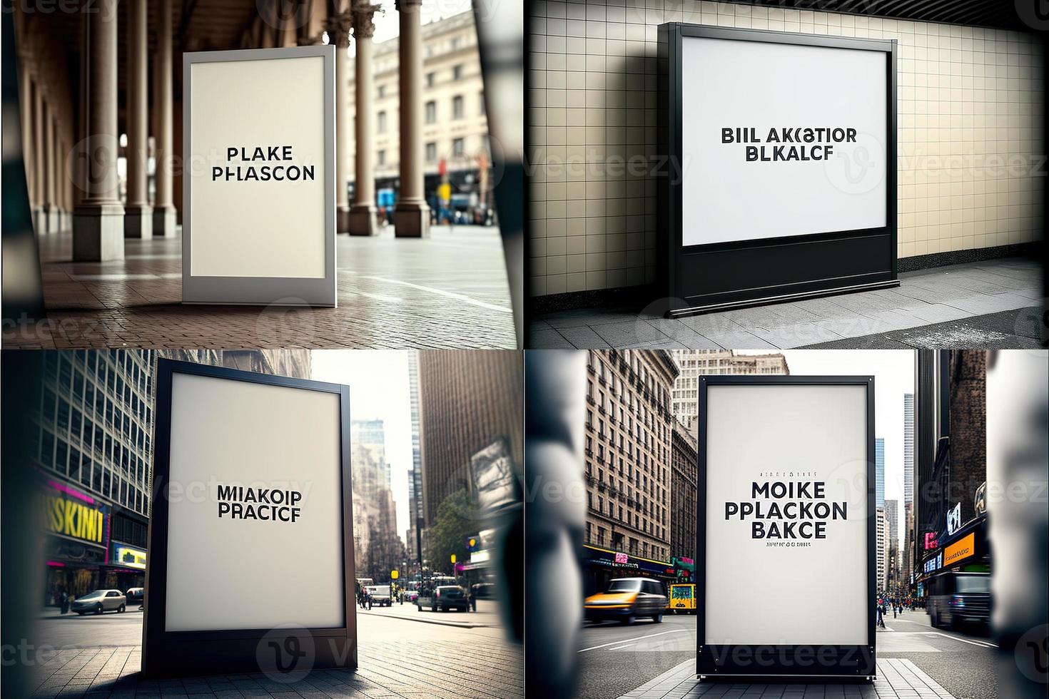 pantalla de publicidad de lugar en blanco. maqueta de cartel. maqueta de pancarta. maqueta de cartelera. maqueta de escaparate de caja de luz. foto
