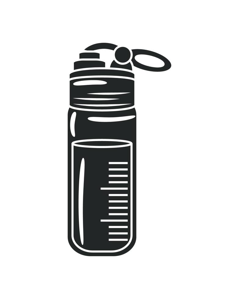 sport plastic thermos vector