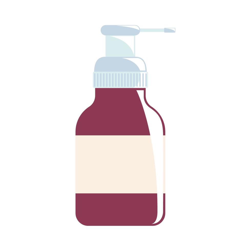 spray medicine bottle vector