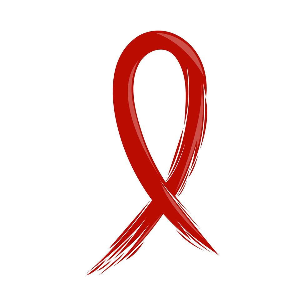 ribbon paint AIDS vector