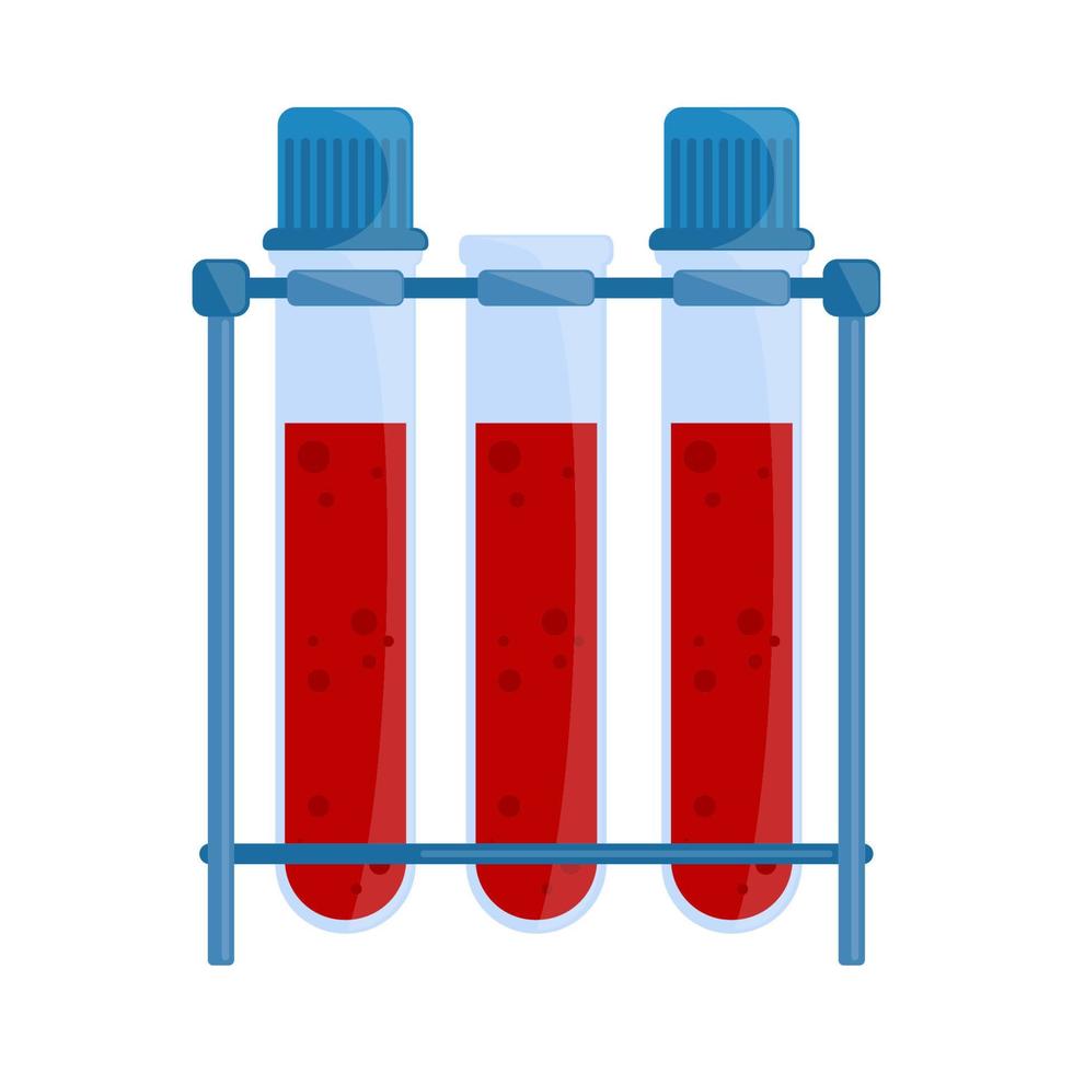 tubo de ensayo sangre sida vector