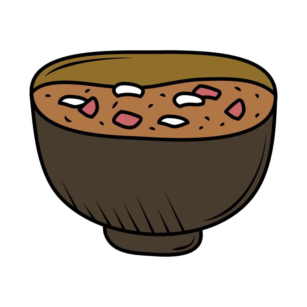 soup food minimalist vector