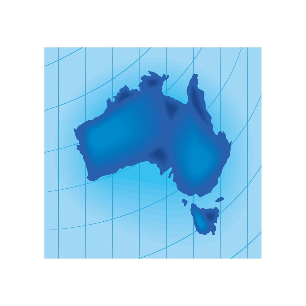 map of australia vector