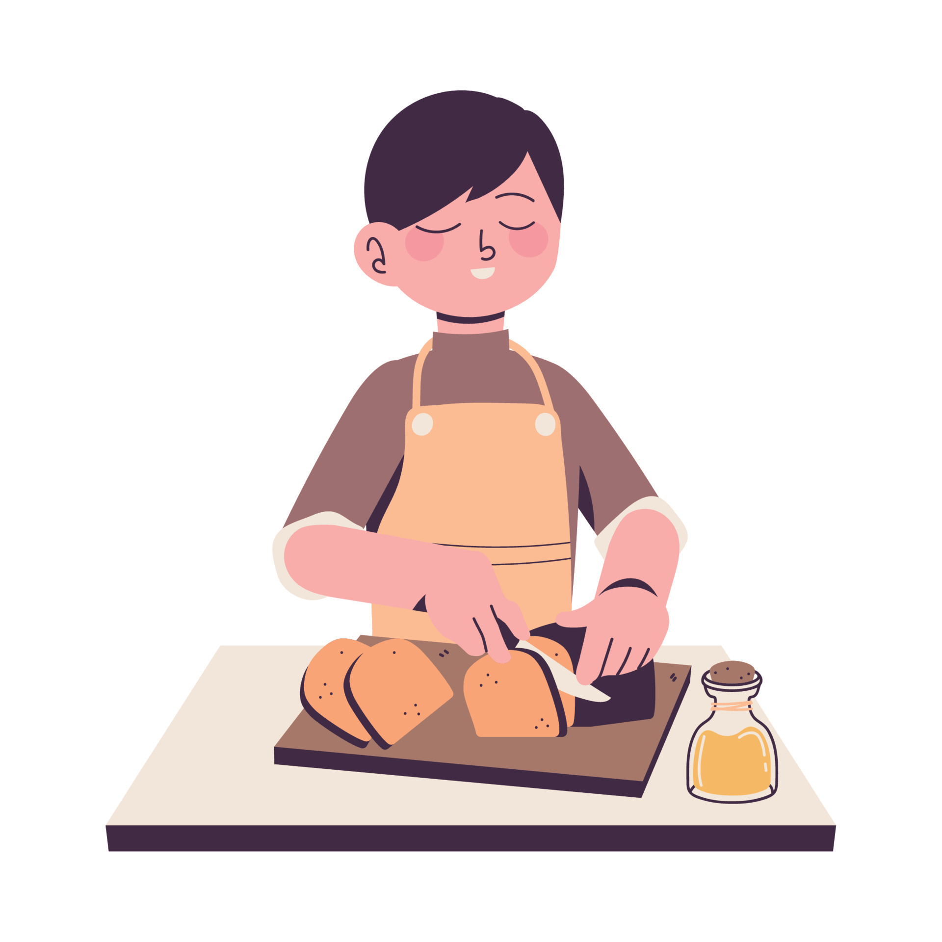 man-cutting-a-bread-16767218-vector-art-at-vecteezy