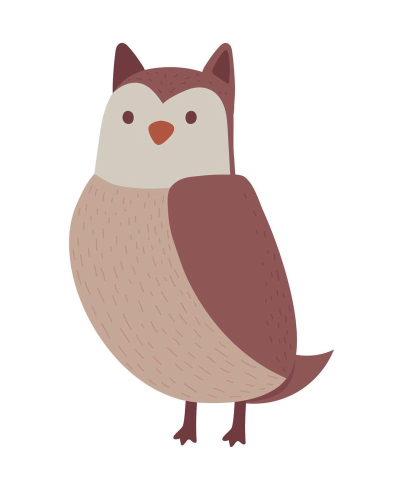 owl winter animal vector