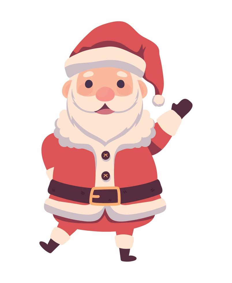 santa claus character vector