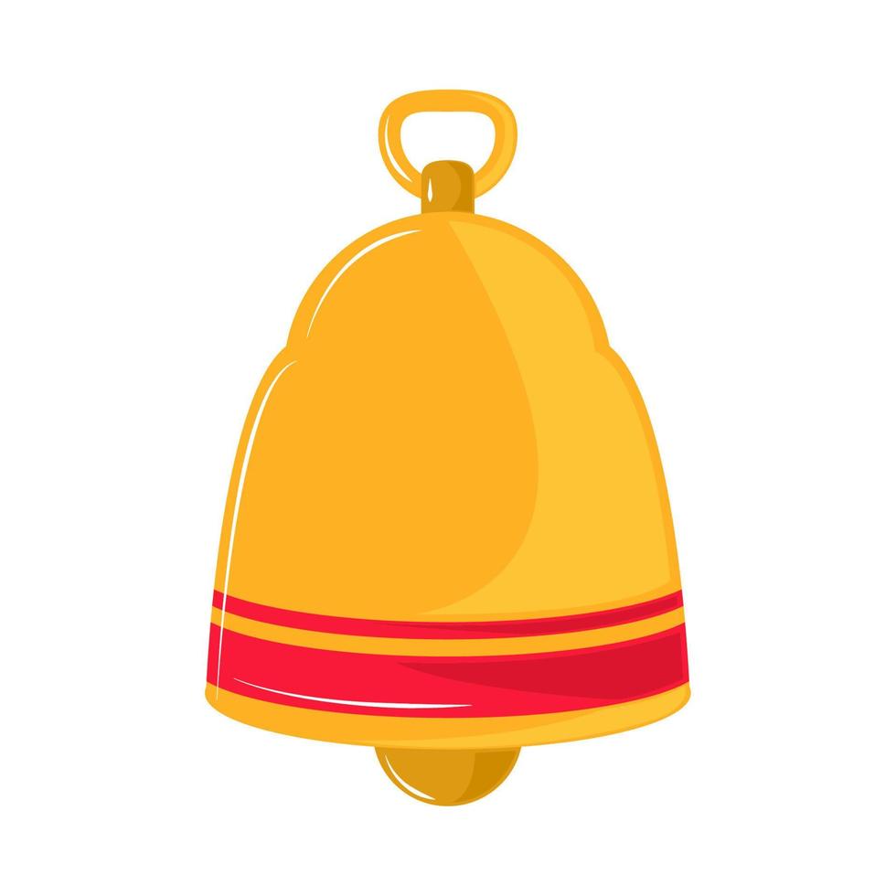 bell decoration icon vector