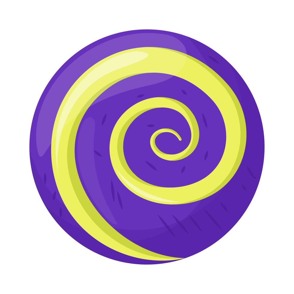 swirl candy icon vector