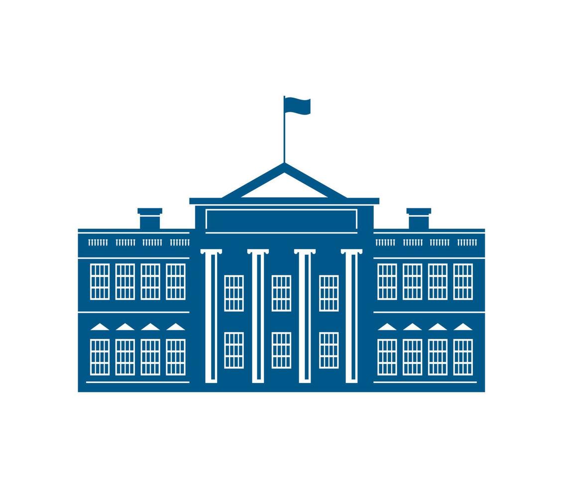 US government building vector