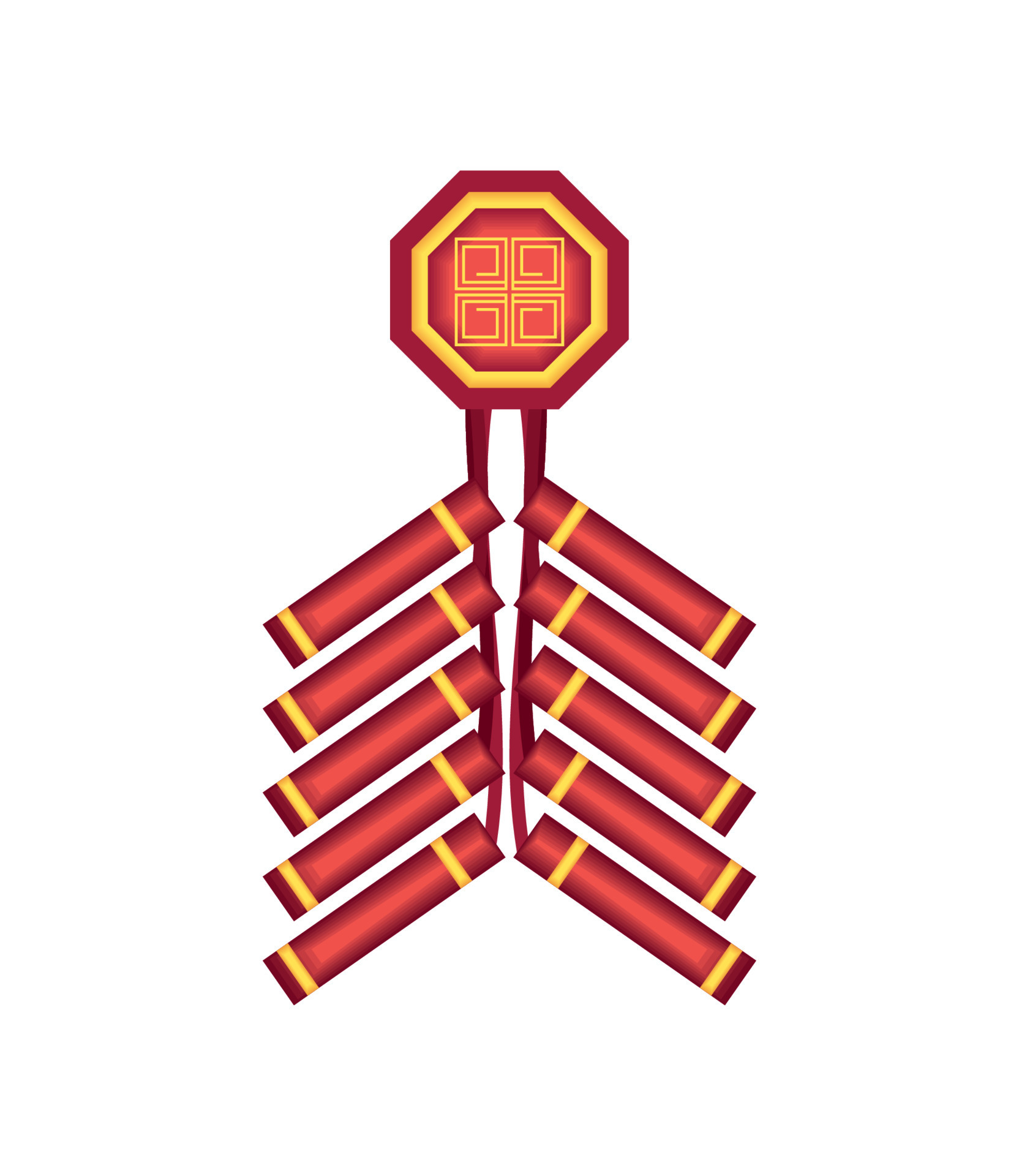 chinese new year fireworks 16767394 Vector Art at Vecteezy