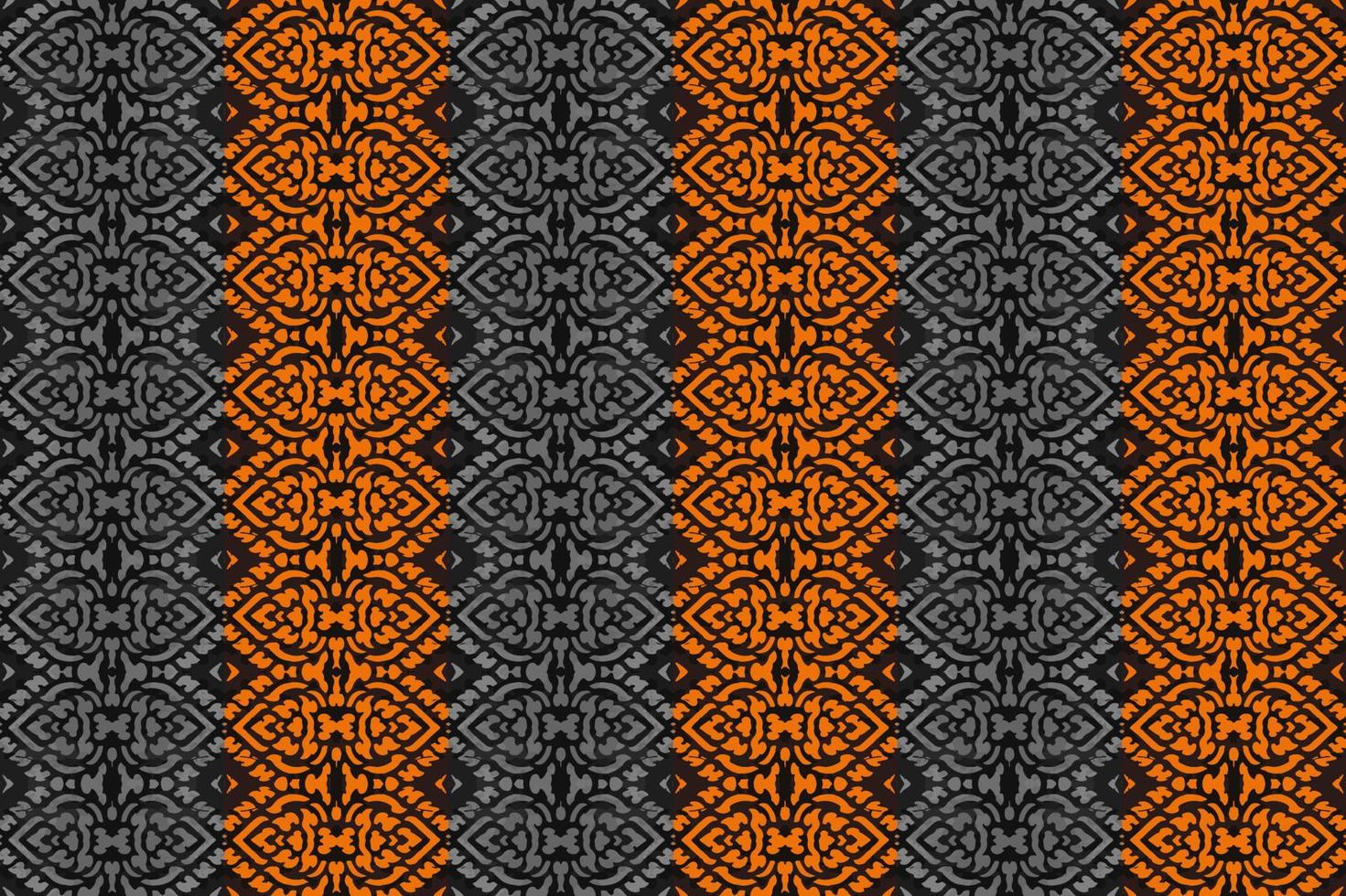 Abstract seamless pattern, seamless wallpaper, seamless background designed for use for interior,wallpaper,fabric,curtain,carpet,clothing,Batik,satin,background , illustration, Embroidery style. vector