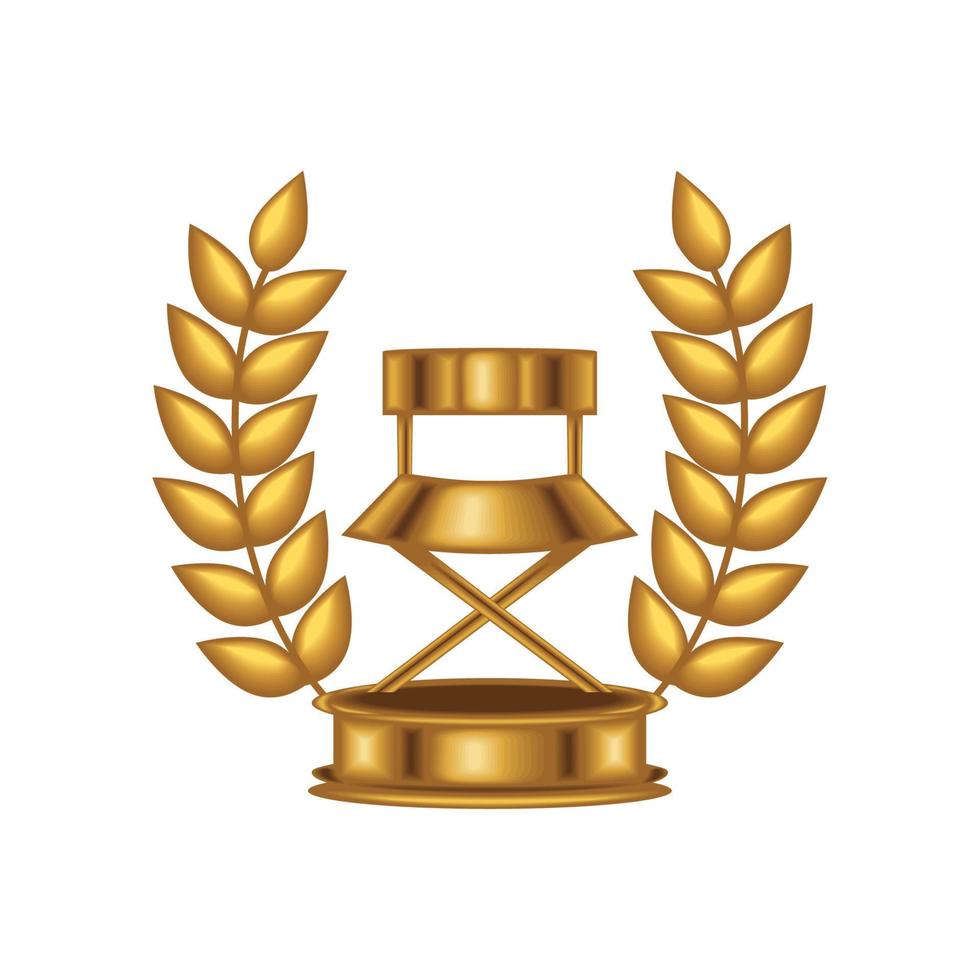 movie director award vector