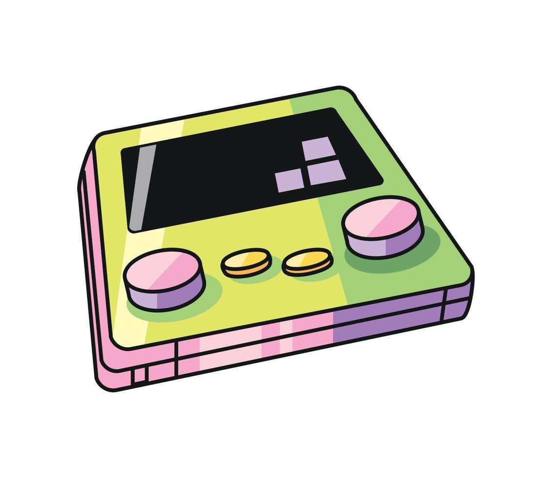 video game pop art nineties vector
