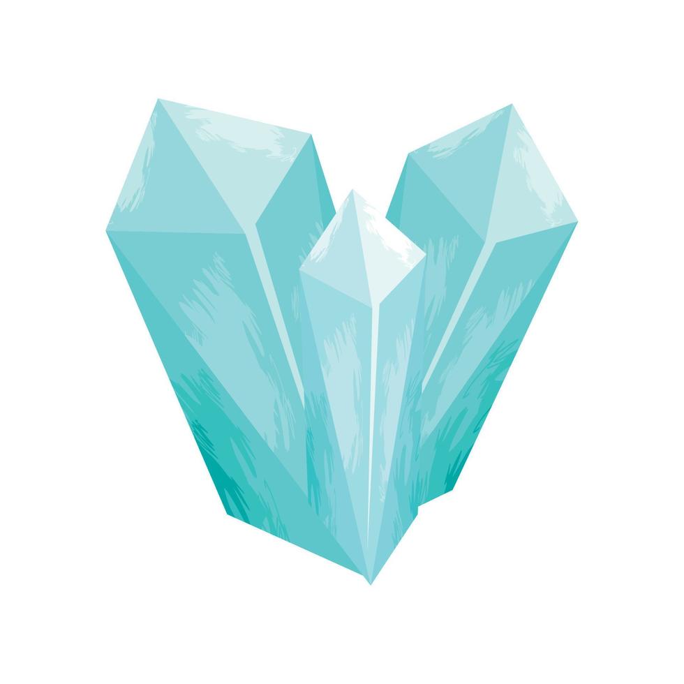crystal stones icon vector