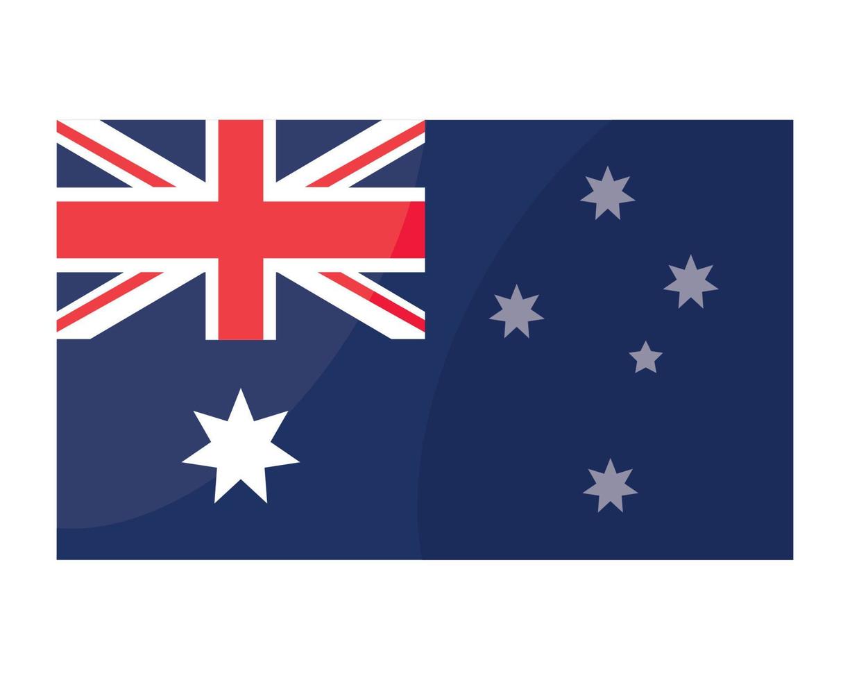 bandera de australia vector