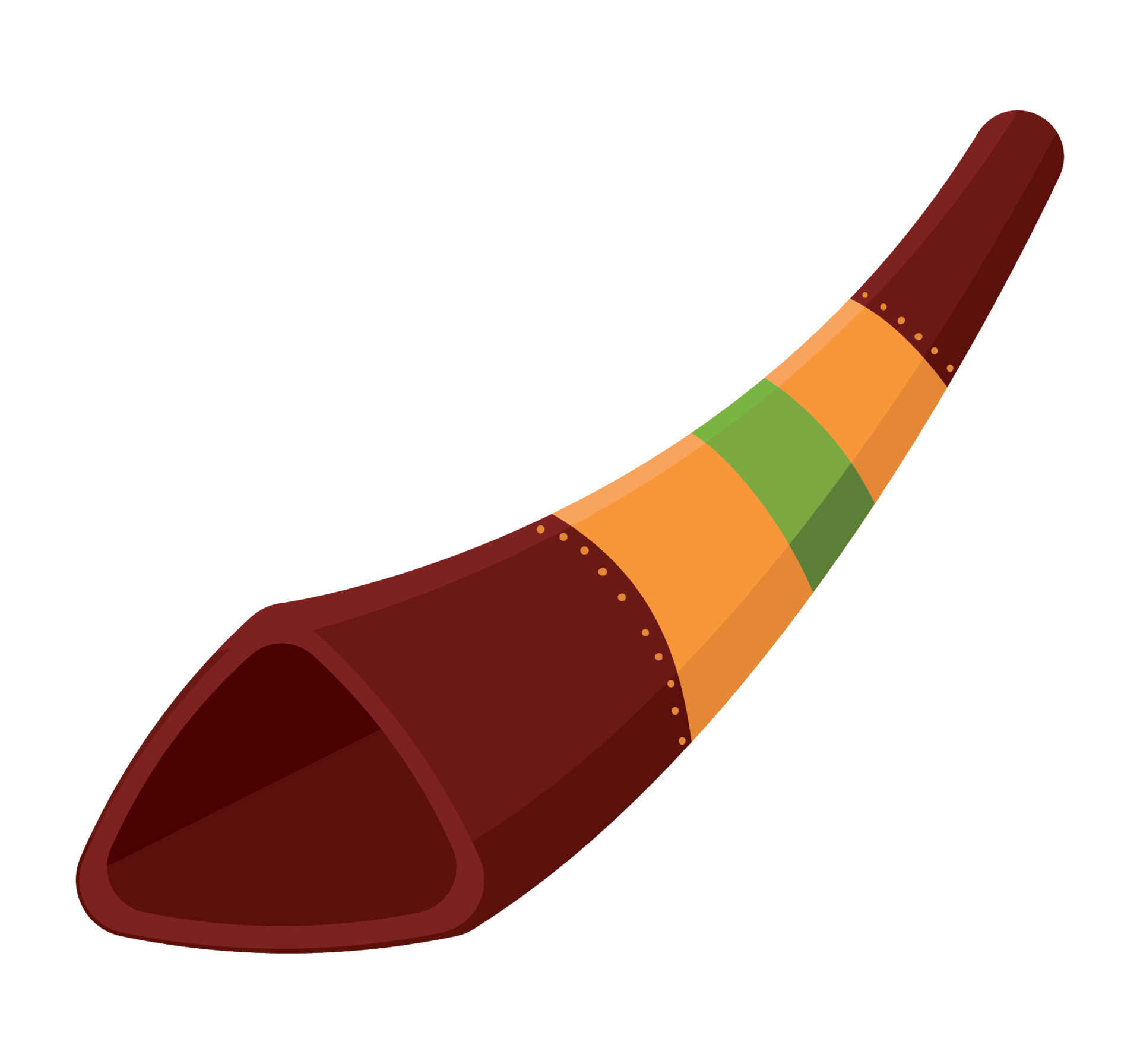 australian horn traditional 16767819 Vector Art at Vecteezy