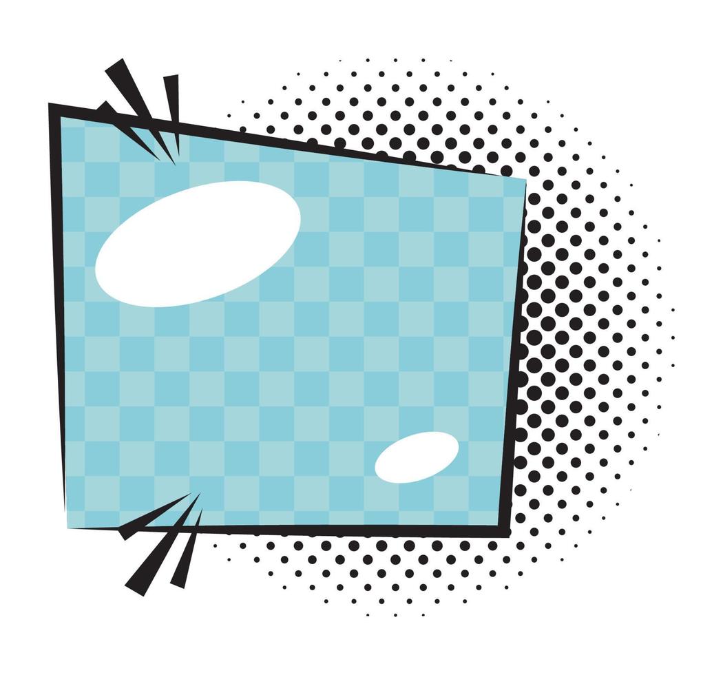 speech bubble pop art vector