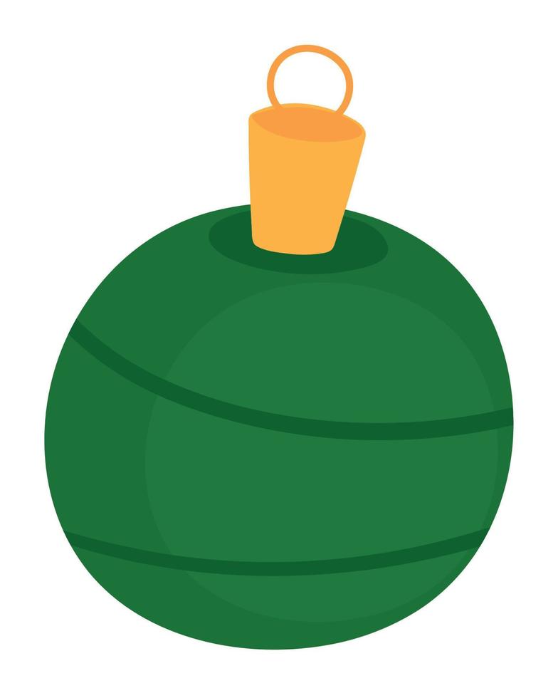 bola navidad dibujada a mano vector