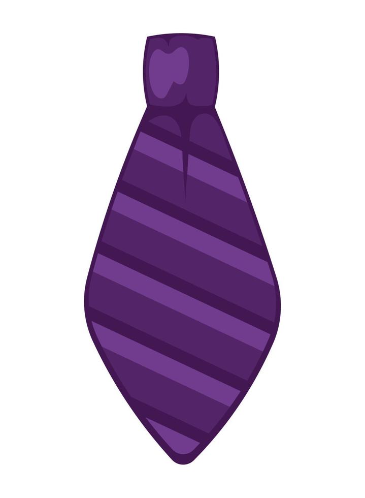 necktie accessory icon vector