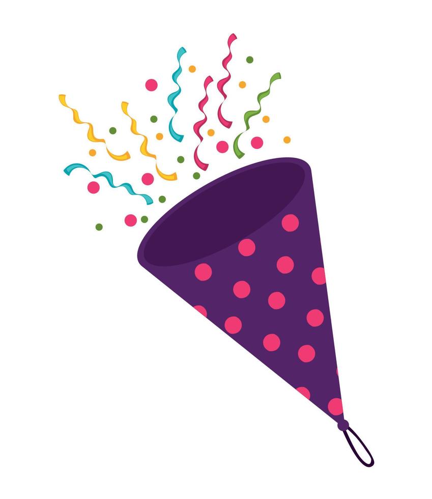 party horn birthday 16767905 Vector Art at Vecteezy