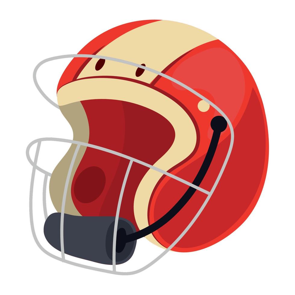 american football helmet vector