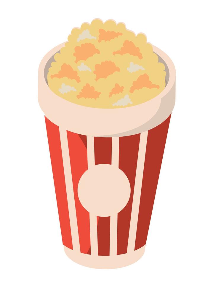 pop corn icon vector