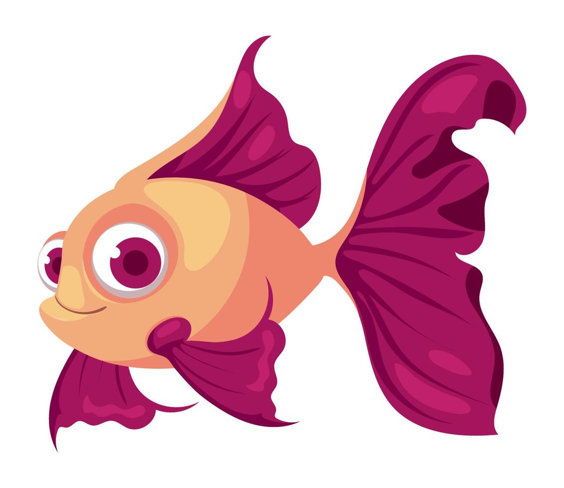 fish on white background vector