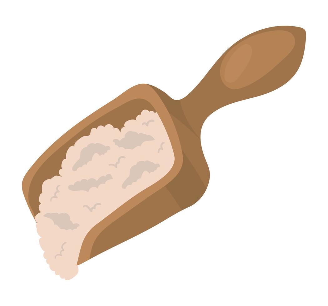 rice in spoon vector