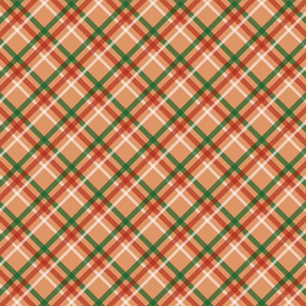 Seamless pattern of scottish tartan plaid, check fabric texture. Flat backdrop of striped textile print. vector