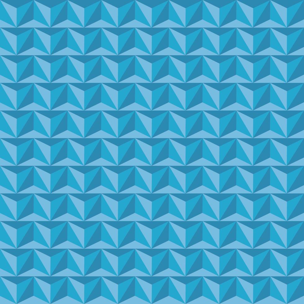 Seamless pattern with triangles. Illusion of volume, 3 d, polygonal picture vector