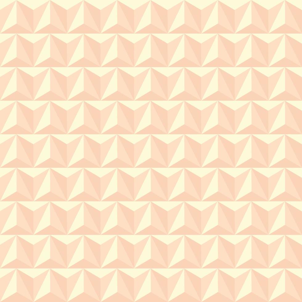 Seamless pattern with triangles. Illusion of volume, 3 d, polygonal picture vector