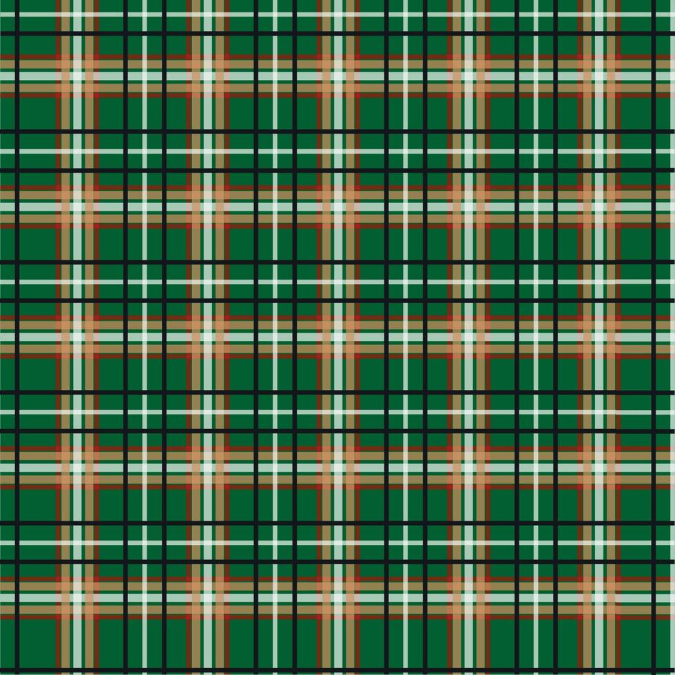 Seamless pattern of scottish tartan plaid, check fabric texture. Flat backdrop of striped textile print. vector