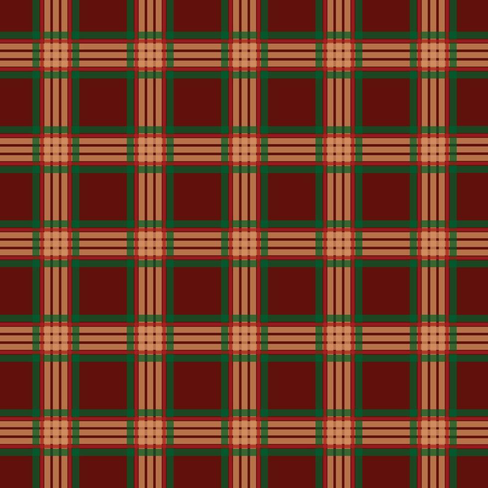 Seamless pattern of scottish tartan plaid, check fabric texture. Flat backdrop of striped textile print. vector