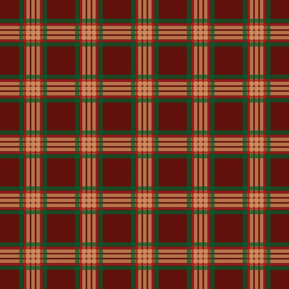 Seamless pattern of scottish tartan plaid, check fabric texture. Flat backdrop of striped textile print. vector