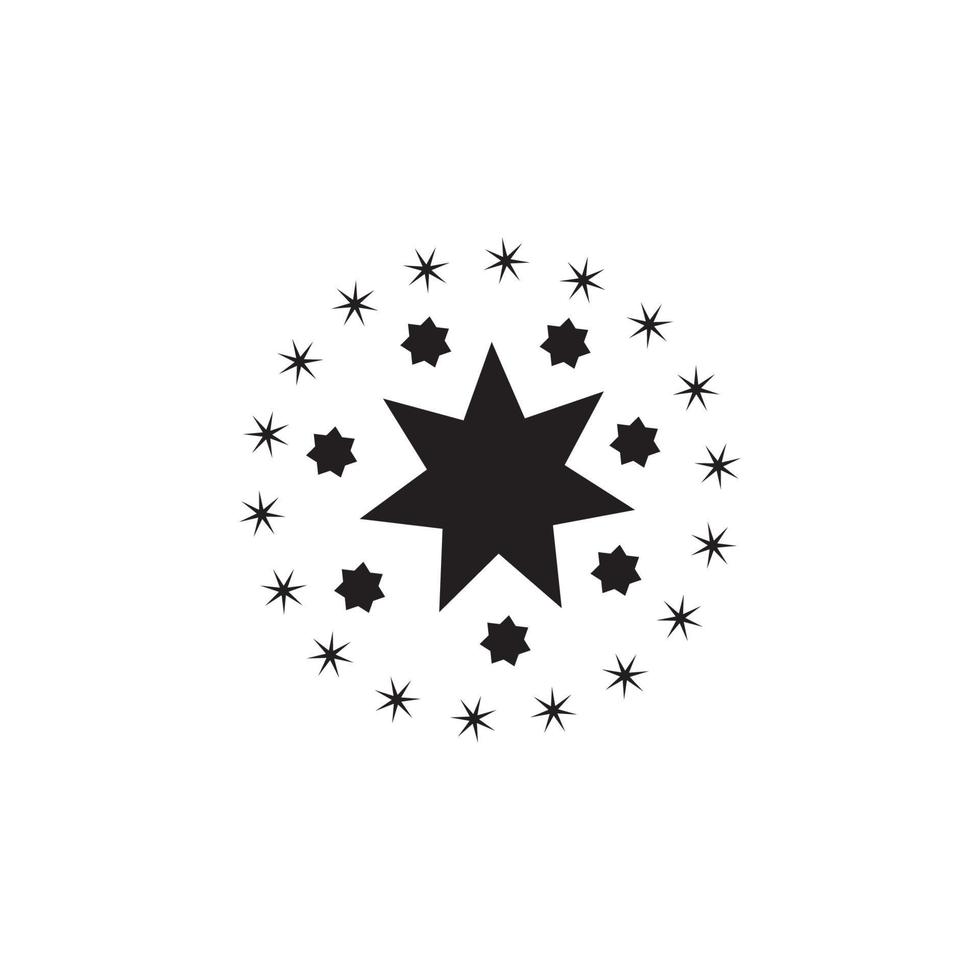 Star icon. Twinkling stars. Sparkles, shining burst. vector illustration on white background.