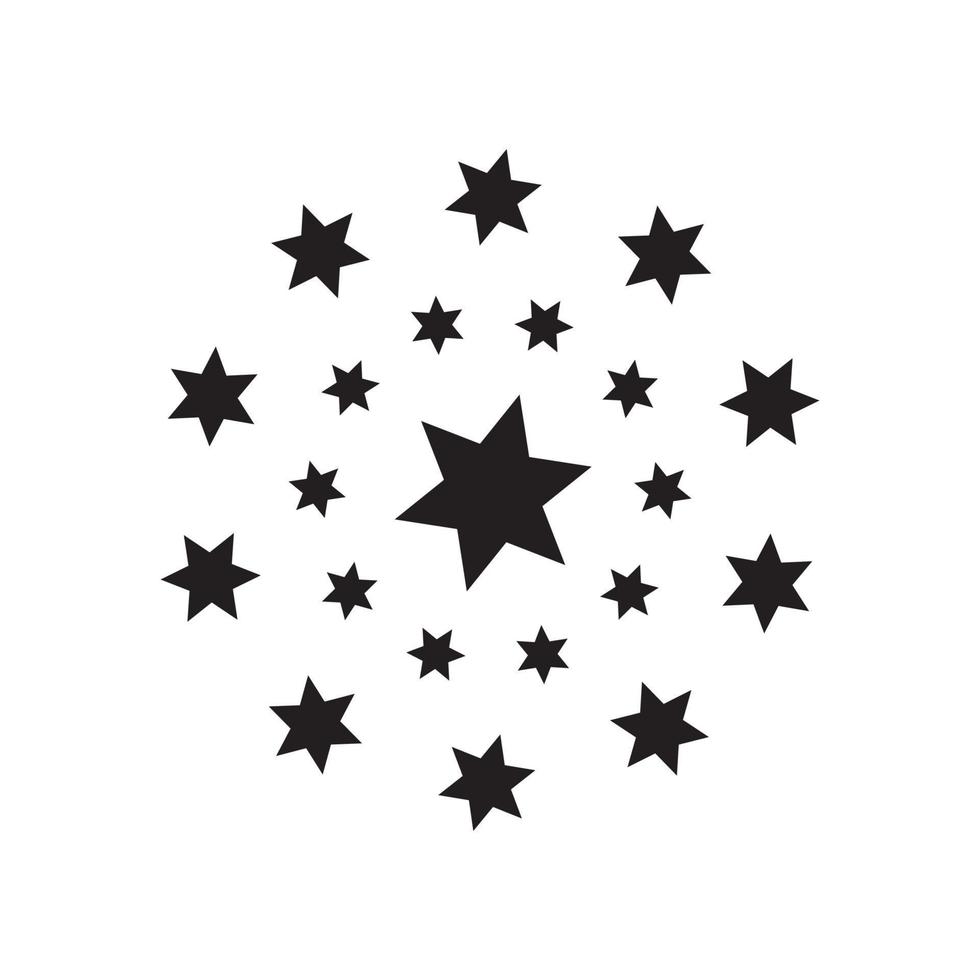 Star icon. Twinkling stars. Sparkles, shining burst. vector illustration on white background.