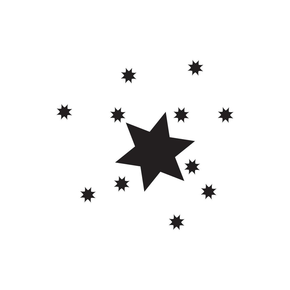 Star icon. Twinkling stars. Sparkles, shining burst. vector illustration on white background.