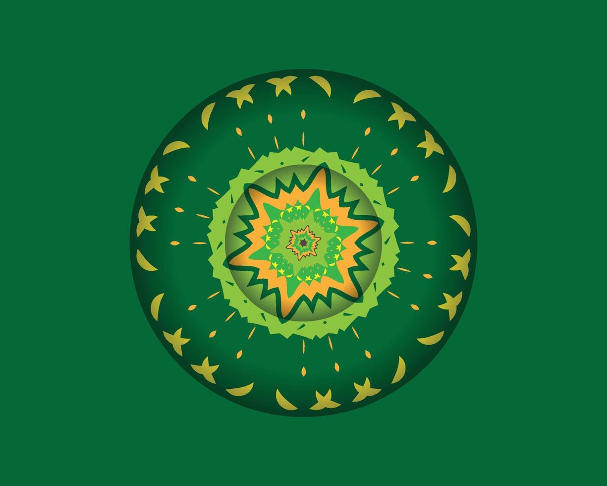 mándala de colores. ilustración vectorial islam, árabe, indio, turco, pakistán, chino, vector