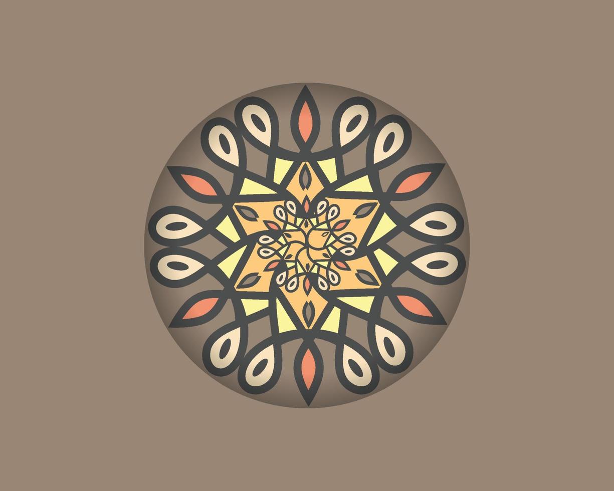 Colorful mandala. vector illustration. Islam, Arabic, Indian, Turkish, Pakistan, Chinese,