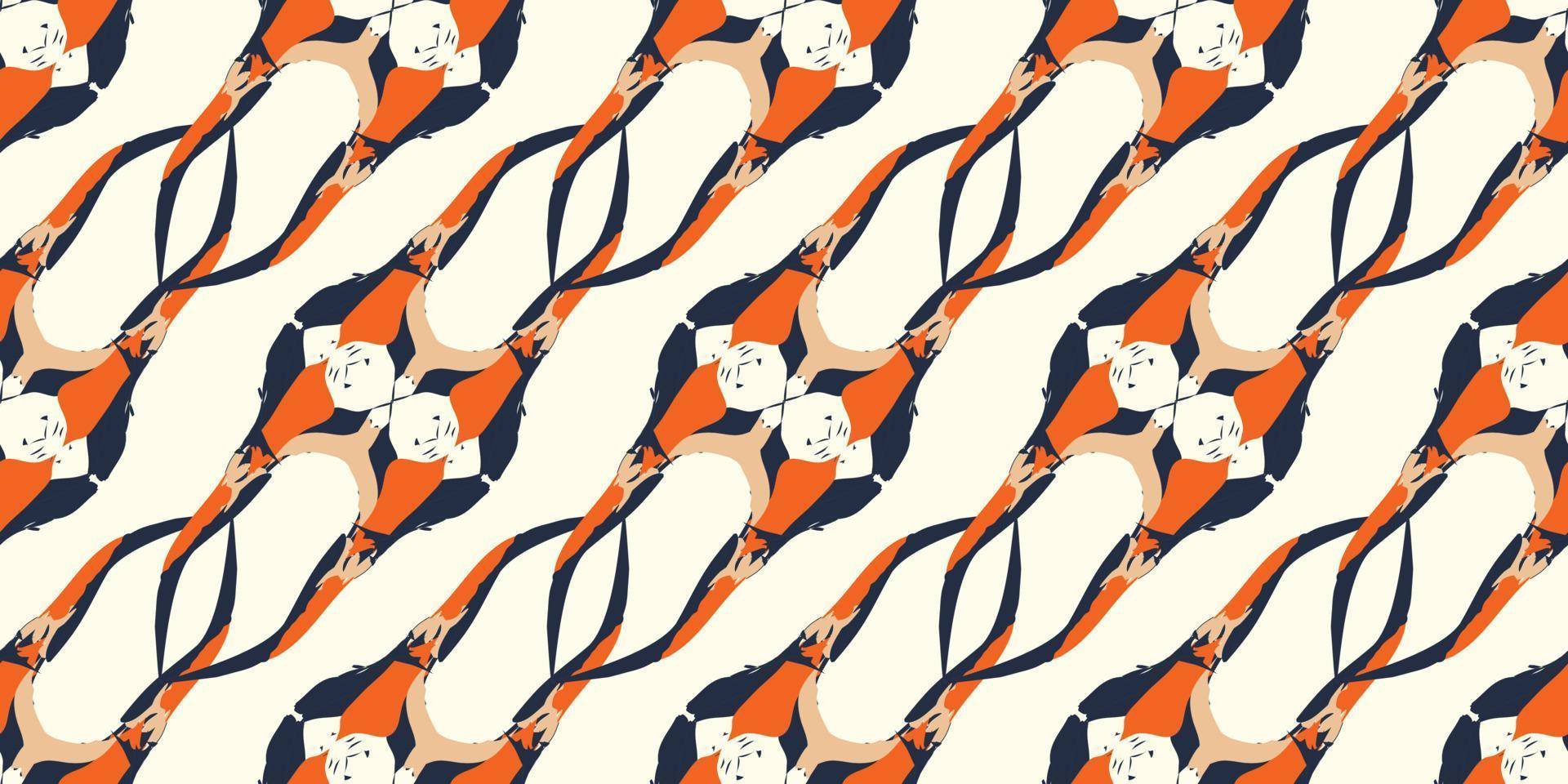 Modern abstract seamless pattern. designed with creative ideas vector