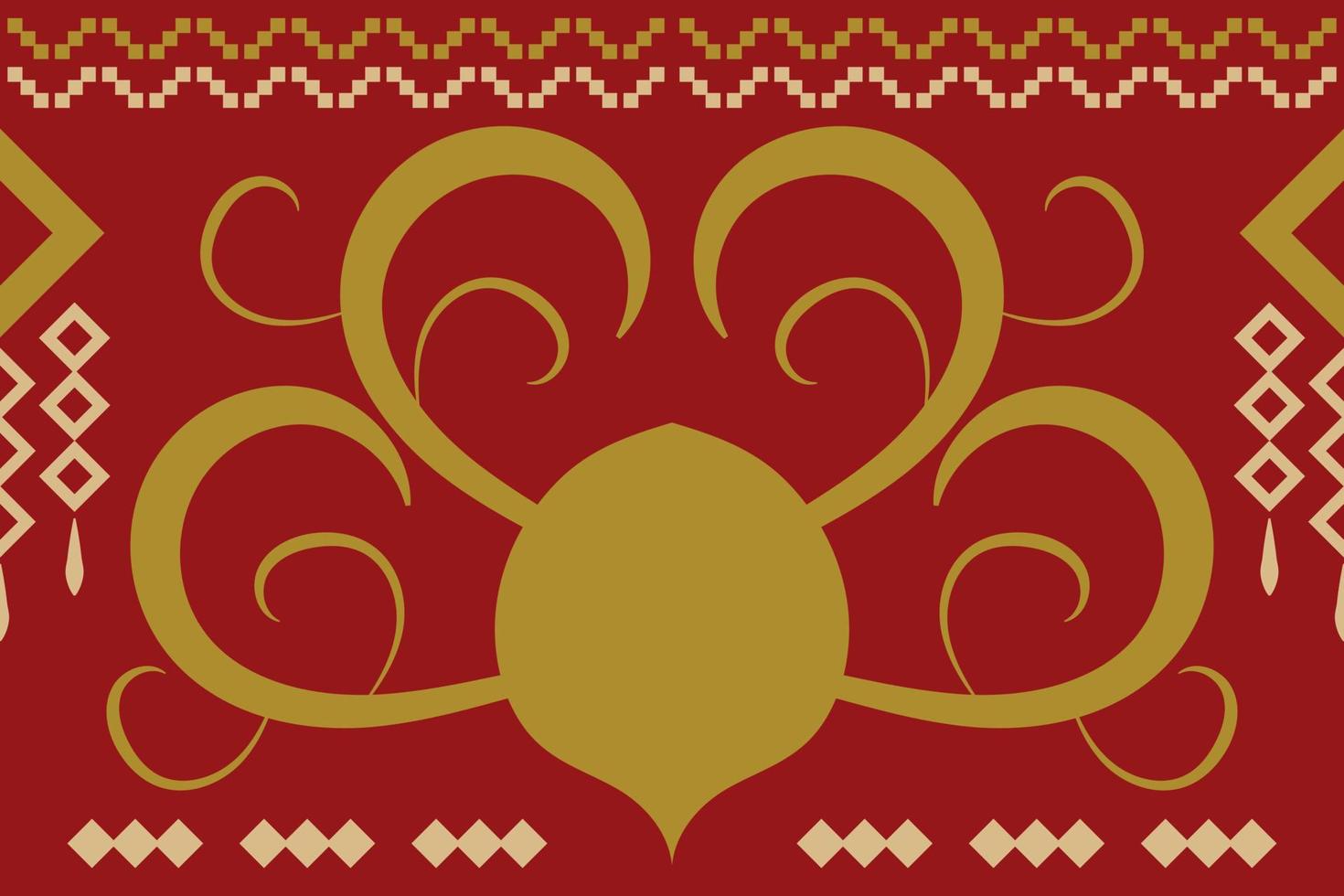 patrón de tejido étnico estilo geométrico. sarong azteca étnico oriental patrón tradicional fondo rojo carmesí. resumen, vector, ilustración. uso para textura, ropa, envoltura, decoración, alfombra. vector