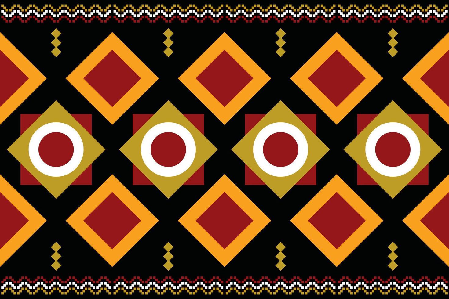 thnic fabric pattern geometric style. Sarong Aztec Ethnic oriental pattern traditional dark black background. Abstract,vector,illustration. use for texture,clothing,wrapping,decoration,carpet. vector