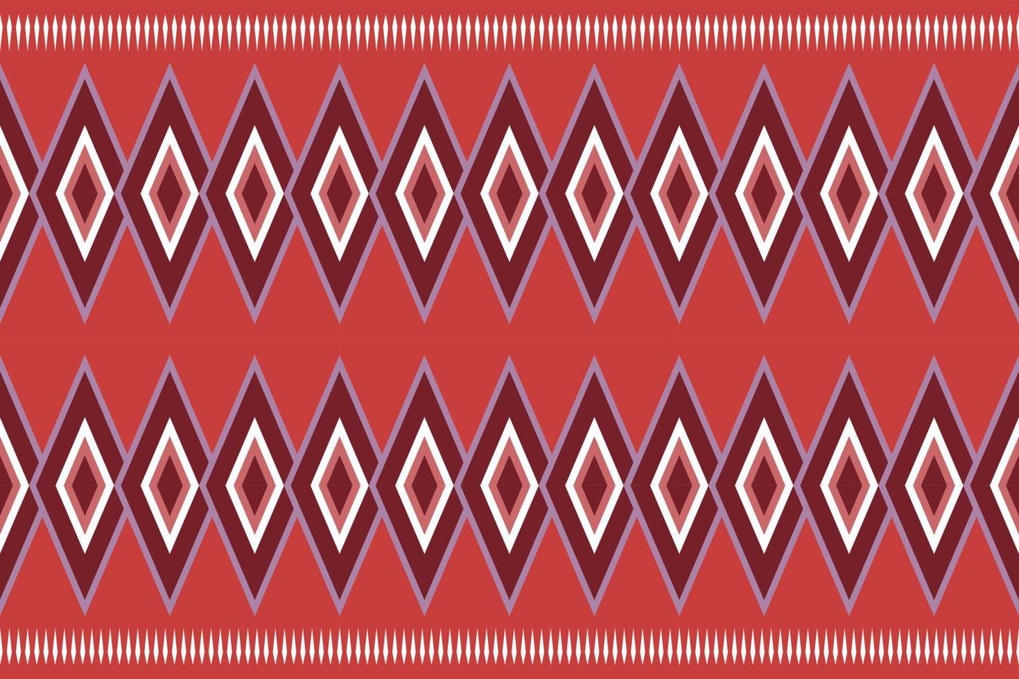 patrón de tejido étnico estilo geométrico. sarong azteca étnico oriental patrón tradicional fondo rojo carmesí. resumen, vector, ilustración. uso para textura, ropa, envoltura, decoración, alfombra. vector