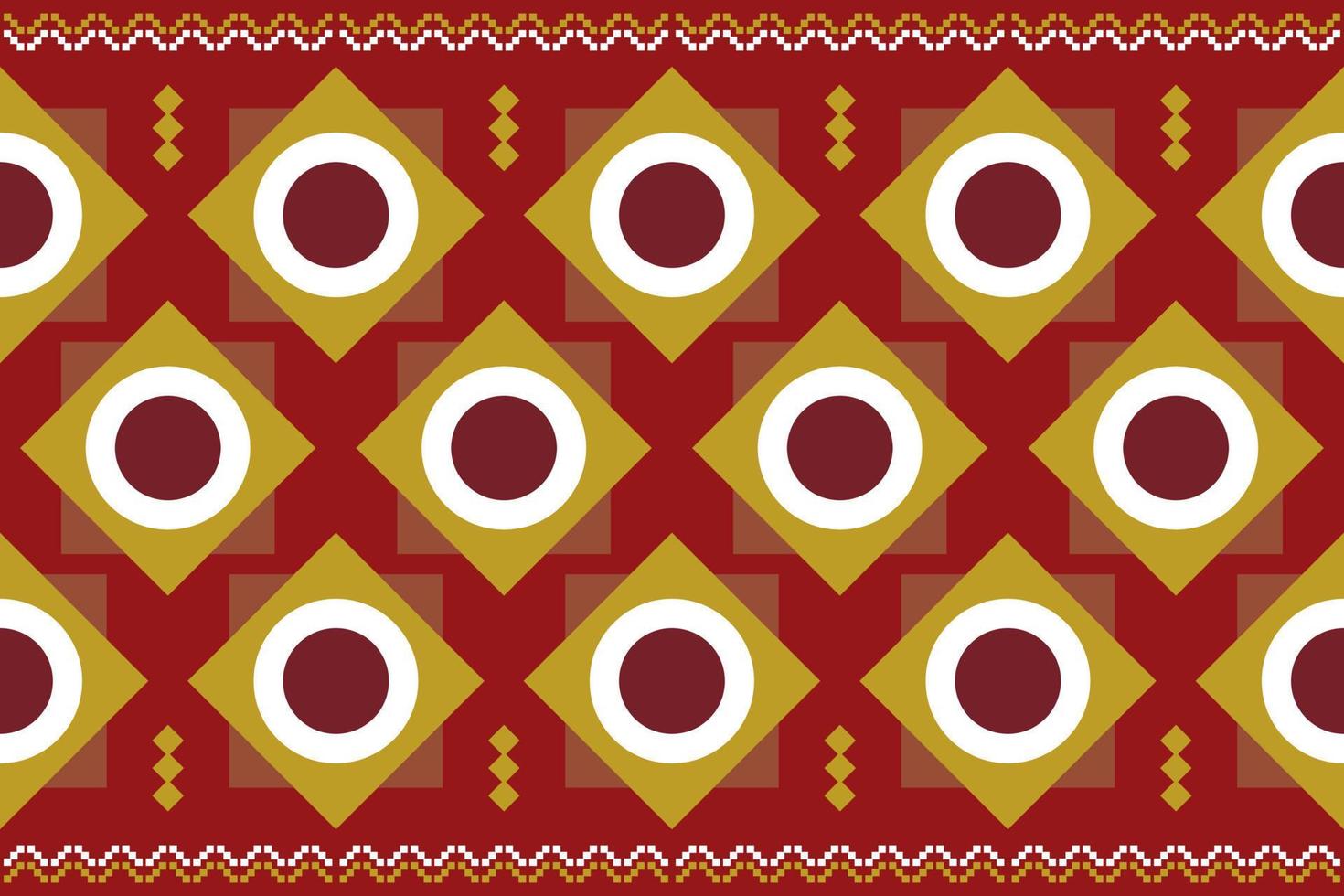 patrón de tejido étnico estilo geométrico. sarong azteca étnico oriental patrón tradicional fondo rojo carmesí. resumen, vector, ilustración. uso para textura, ropa, envoltura, decoración, alfombra. vector