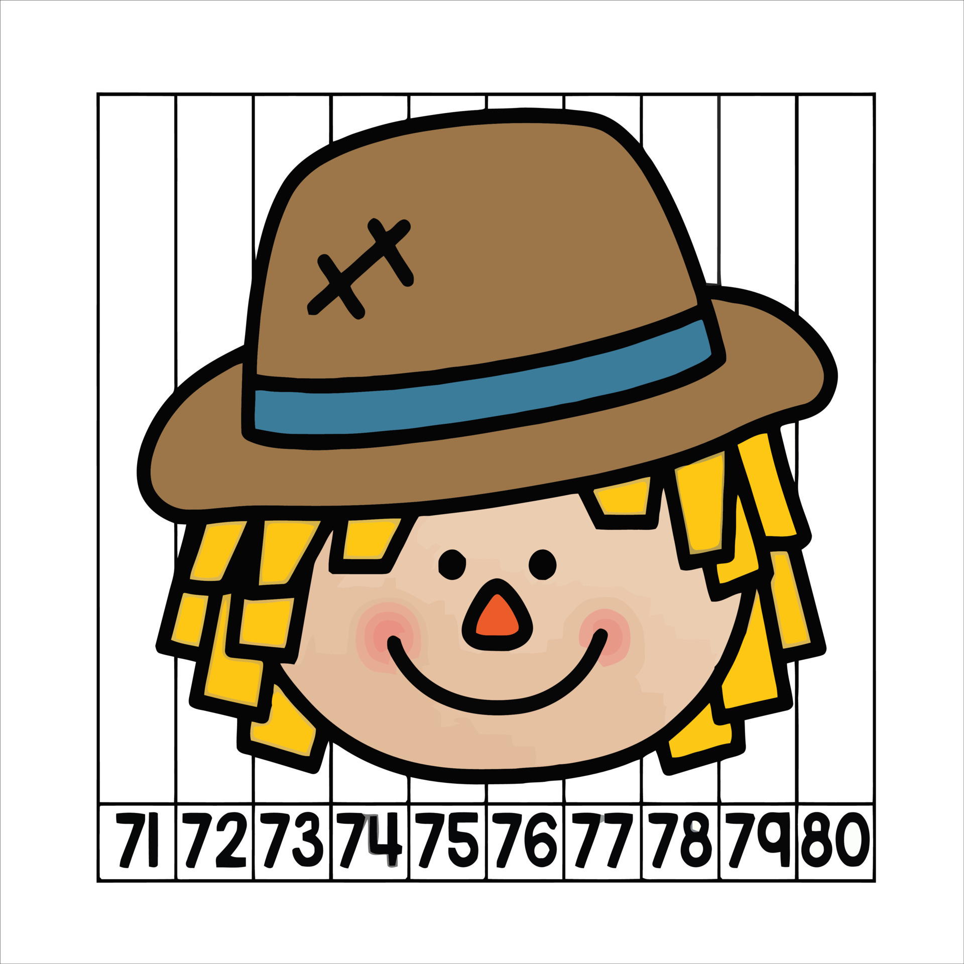 number coloring pager 16770201 Vector Art at Vecteezy