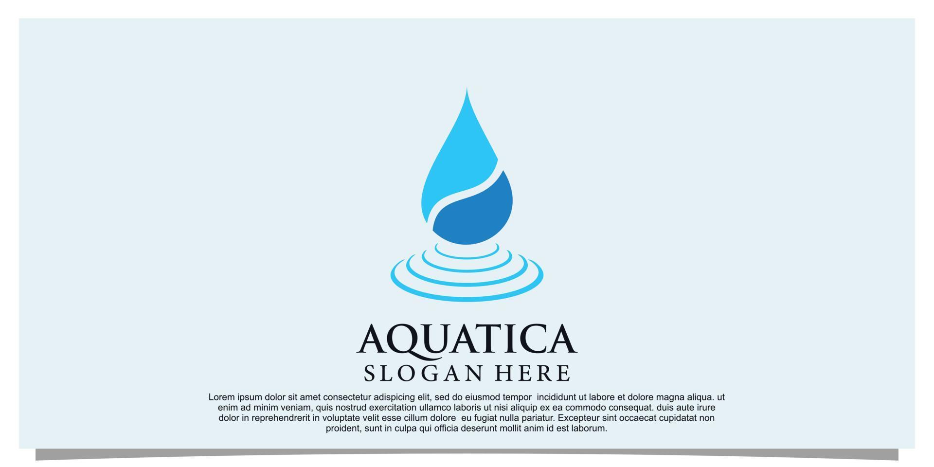 Water logo design with splash effect simple concept Premium Vector  Part 3